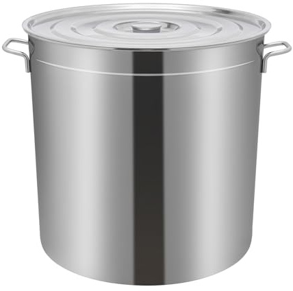 Cacerola para espaguetis y pasta de acero inoxidable, 50 L, acero inoxidable 201, 50 cm