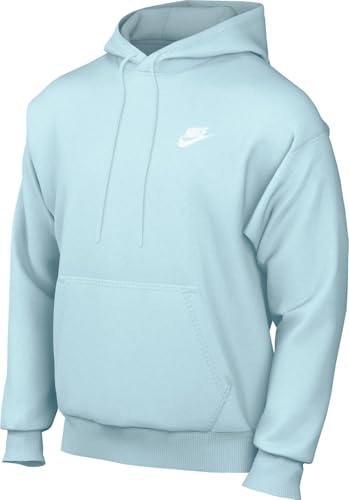 Nike Herren Sportswear Club Fleece Hoodie, Glacier Blue/Glacier Blue/White, XL EU