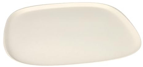 96 Teller groß, Zuckerrohr 'pure' 1,3 cm x 30 cm x 30 cm weiss 'Belle Vie, Ligne Carrée'