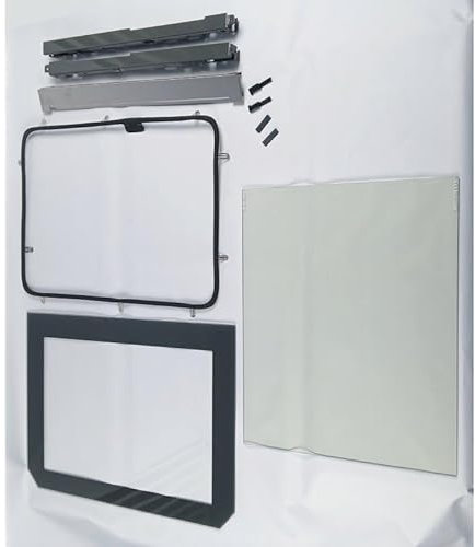 LUTH Premium Profi Parts Umbausatz für Bauchige Innenscheibe kompatibel mit Siemens 20004273 für Backofen