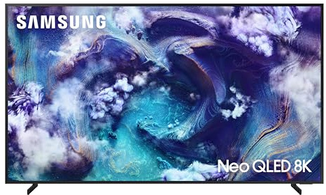 Samsung Neo QLED 8K QN900F 85 Zoll (214 cm) Mini LED, 8K Fernseher, NQ8 AI Gen2 Prozessor, Upscaling, Glare Free, One Connect, Art Store Galerie, Samsung Vision AI Smart TV, 85QN900F (2025)