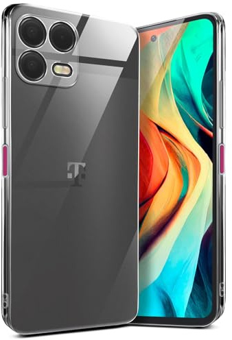 moex für Telekom T Phone 3 Pro Hülle Durchsichtig, Silikon Handyhülle Transparent, Clear Case Ultra Slim, Backcover Schutzhülle Dünn, Silikonhülle Minimalistisch, Aero Case, Klar