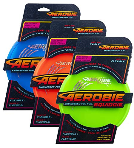 Aerobie Squidgie Disc - Frisbee - mixte enfant - Rouge, Vert, Bleu, Orange, Citron Vert, Rose - d= 20