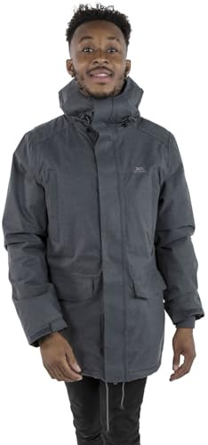 Trespass Mens Glover Waterproof Jacket (XL) (Dark Grey Marl)