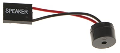 Sharplace PC-Lautsprecher für Mainboard Intern Motherboard Lautsprecher, Rot, Kabelgebunden, Stereo, Monitor, 6 cm, 1er Pack