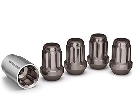 White Knight 40400SPBT Pearl Black Wheel Lock, 4 Pack, 1/2-20 Thread