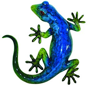 Vivid Arts - Glossy Gecko Garden Ornament (Blue)