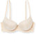 Dorina Damen Super Push Up BH mit Bügel, Formbügel und Spitze T-Shirt BH, Nackt ,75D