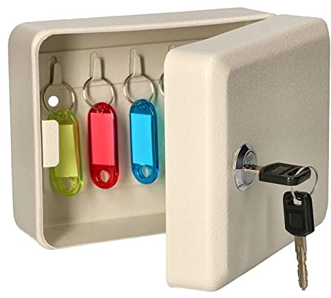 KOTARBAU® Armoire à clés murale 10 clés avec porte-clés Beige