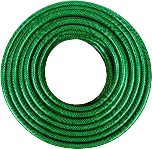 ZENO Garden Hose Pipe | Reinforced Hosepipe | Premium 3 Solid Layer Construction | Suitable for All Garden Needs | Great for Cleaning Cars Or Patios (50 Metres)