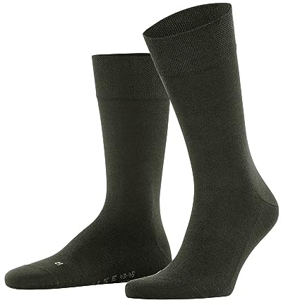 FALKE Herren Sensitive New York Socken druckfreier Komfortbund flache Naht gegen Druckstellen einfarbig komfortabel für Diabetiker Alltag Business atmungsaktives nachhaltiges Lyocell 1 Paar