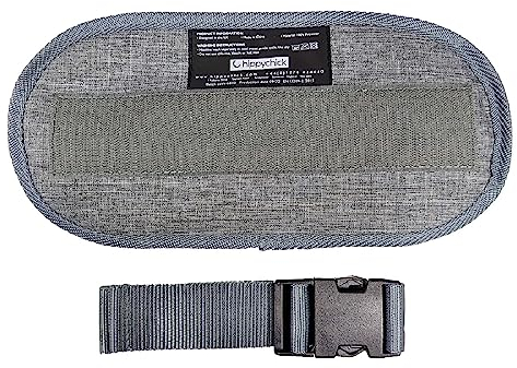 Hippychick Hipseat Baby-Tragegurt | bietet zusätzliche 15 cm Spannweite für zusätzlichen Komfort (Denim-Grau)