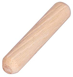 Dioche Holzdübel M6*40MM Dübel 50 Stück Schrankschubladen Rund Geriffelte Holzdübelstifte Basteldübelstifte Stangen für Möbel, Schreiner, Heimwerker, Bastelprojekt, Tür, Holzarbeit