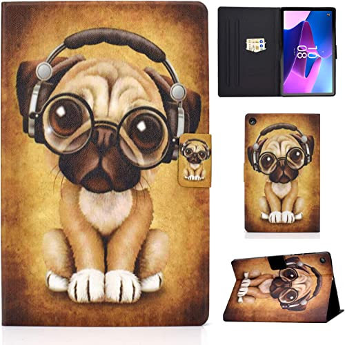 CXTcase Custodia per Lenovo Tab M10 (3rd Gen) 10.1 2022,PU Intelligente Tablet Cover Lenovo Tab M10 3rd Gen 10.1 2022,Tablet Custodia con Slot per Schede,Cane Shar-Pei