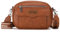 Wrangler Crossbody Purses for Women Trendy Camera Snapshot Bag with Wide Strap, Retro Brown, One Size
