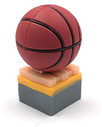 Onwomania Ballon de Basket-Ball sur Le Terrain de Jeu Équipe de Sport Clé USB Amusante Clé USB 32 Go USB 2.0