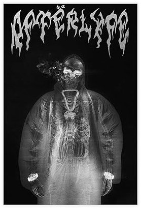 Yeat Poster Afterlyfe Cover Poster Leinwand Poster Wandkunst Dekor Druck Bild Gemälde für Wohnzimmer Schlafzimmer Dekoration 30 x 45 cm