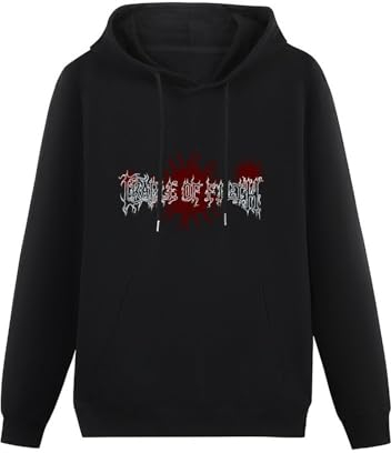 leinen Cradle Of Filth 'C.O.C' Long Sleeve Mens Hoody With Pocket Sweatershirt, Hoodie Size 3XL Black