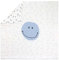 LÄSSIG Babydecke Wickeldecke Kuscheldecke kuschelig weich atmungsaktiv/Heavenly Soft Blanket Happy Rascals Smile