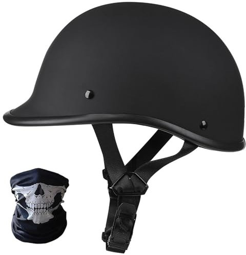 Mezzo Casco da Motociclista Vintage Caschi Casco A Scodella Scooter Motorino ECE Omologato Mezzo Elmetto da Moto retrò