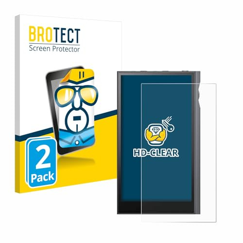 BROTECT Schutzfolie für Astell&Kern Kann Ultra | 2 Stück Transparenter Displayschutz Made in Germany Klare Displayschutz-Folie Clear Einfache Montage Case-Friendly