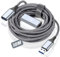 sweguard Câble Rallonge USB 3.0 [10M] Câble Extension Mâle A vers Femelle A 5Gbps Compatible avec Computer,Clé USB,Hub USB,Disque Dur Externe,Manette PS4 Xbox,Clavier,Souris,Imprimante,Webcam-gris