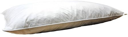 Vico Casa® PIUMETTA SOFT Cuscino Letto in piuma d'oca 50x80cm - Guanciale per letto con tessuto 100% cotone e imbottitura in piumetta d'oca bianca