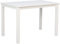 Woodroom Esstisch Kota 110x70 cm – Massivholz Hevea, lackiert, Farbe Weiß – Kleiner Küchentisch, Esszimmertisch, platzsparend, stabil & pflegeleicht