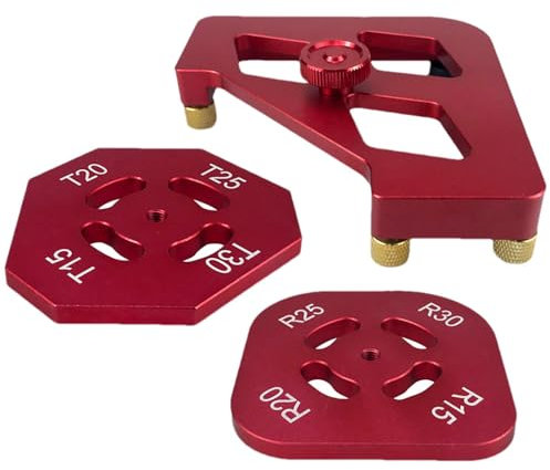 Radius Jig Router, Eckvorrichtungsschablone, Fräserschneidewerkzeug, -Router-Schablone, Holzbrettschneiden, 3 x präzise und genaue Schnitte zum Schneiden von Außendurchmesser, Holzbearbeitung,