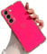 ZTOFERA Compatible with Samsung Galaxy S21 5G (6.2) Case for Girls Women, Flexible Silicone Protective Phone Case with Cute Love Heart Pattern Plated Edging Shockproof Bumper Cover, Hot Pink
