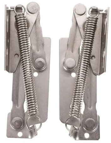 Bisagras para caja de almacenamiento, Bisagras abatibles, 1 par de bisagras de resorte for sofá, armario, cama, bisagra elevable, soporte de solapa con apertura ajustable, bisagra de resorte triangula