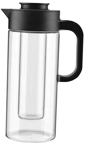 Mobestech Jarra Vidrio Transparente de Tetera y Botella de Resistente Altas Uso Diario y Fiestas