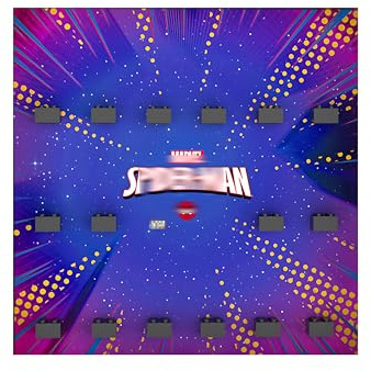Minifiguren-Vitrine für L*e-go, für Spi*der-Man Minifigur, Acryl-Bilderrahmen mit Ziegelbau-Grundplatten, Schaukasten, Vitrine (schwarz)