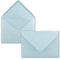 25x Briefumschläge B6-17,5 x 12,5 cm - Hellblau - Nassklebung mit spitzer Klappe - 120 g/m² - Für Hochzeit, Gruß-Karten, Einladungen