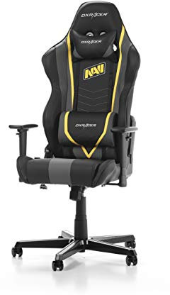 DXRacer Racing Series R60 Gaming Stuhl für eSport aus Kunstleder, Natus Vincere, Na Vi