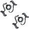 2PCS Pocket Chain Saw, Pocket Chainsaw Hand Chainsaw, Portable Outdoor Camping Folding Chain Hand Saw Tool for Camp