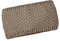 Neverless® Damen Stirnband Winter Herbst Fleece-Futter Strick Ohrenwärmer Knite Headband dunkelbeige unisize