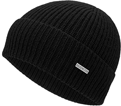 Krusenstern Seemannsmütze - Merino Mütze aus 100% Merinowolle Klassische Wollmütze - Beanie für Damen Herren - Warme Wintermütze