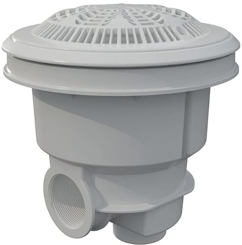 Suinga Sumidero Norm con Rejilla antivortex para Piscina de Liner y prefabricada.