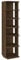 vidaXL Schuhregal Regal Schrank Schuhschrank Schuhablage Schuhständer Schuhaufbewahrung Schuhtruhe Schuhorganizer Braun Eiche-Optik 25x27x102cm Holzwerkstoff