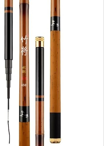 WABTU Angelrute Fischereistasteleskopie Fischereisenkarkenfischerei Flexi -Stangen Ultraleicher Karpfen Ultra leichte Angelruten Kohlefaser Bambus Bambus Angelruten