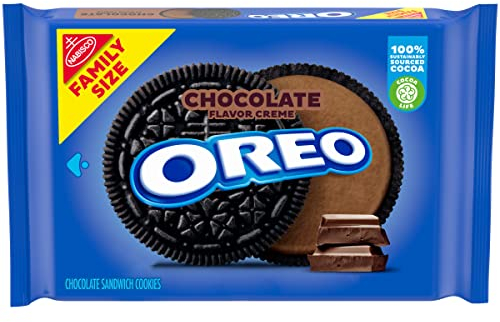 OREO Chocolate Cream Chocolate Sandwich Cookies, Familiengröße, 530 ml