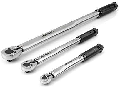 TEKTON 1/4, 3/8, 1/2 Inch Drive Micrometer Torque Wrench Set (3-Piece) | TRQ99901