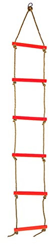 knitting machine Seilklettern für Kinder, Verstellbares Sechsteiliges Seil 11,81 X 1,18 X 78,74 Zoll, Tragfähigkeit 150 Kg, Geeignet für Fitnessplätze, AST Im Freien(Rot)