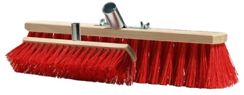 Straßenbesen Saalbesen Besen, Industriebesen Kehrbesen, Holzbesen Kehrbesen Werkstattbesen, Industriebesen Hausbesen Terassenbesen Haarbesen, wählbare Breiten, mit oder ohne Stiel (60cm ohne Stiel)