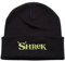 Cotton Soul Shrek Logo Herren Beanie, Schwarz, Einheitsgröße, Schwarz , Einheitsgröße