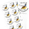 SMARSTICKER Chicken Quail Duck Egg Carton Stickers, 160Pcs Paper Labels for Farm Fresh Egg Business, Color2