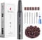 MelodySusie Rechargeable Cordless Electric Nail Files,PC180E 25000RPM Portable Nail Drill for Acrylic Gel Dip Powder Nails, Efiles 25 Speeds with Nail Drill Bits Sanding Bands Dust Brush