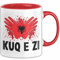 Albanische Flagge Shqip Shqiponja Albanischer Adler Albanien Tasse Geschenkidee (Rot)