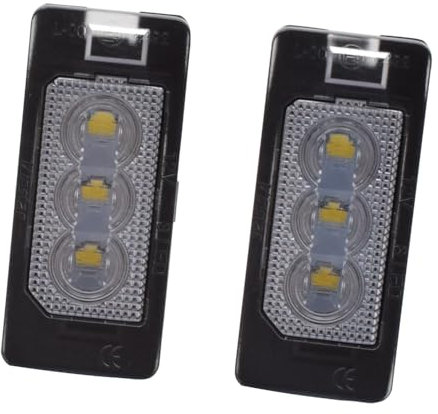 2 Stück Kennzeichenleuchte Rücklicht für Passat für Tiguan für Jetta Golf Touareg hintere Nummernschildleuchte Lampen für Audi A1 A3 für Seat Ibiza für Skoda Octavia